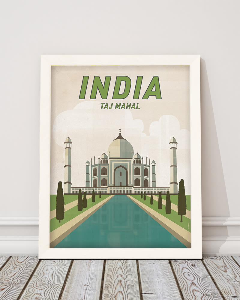 Póster Taj Mahal, India -1