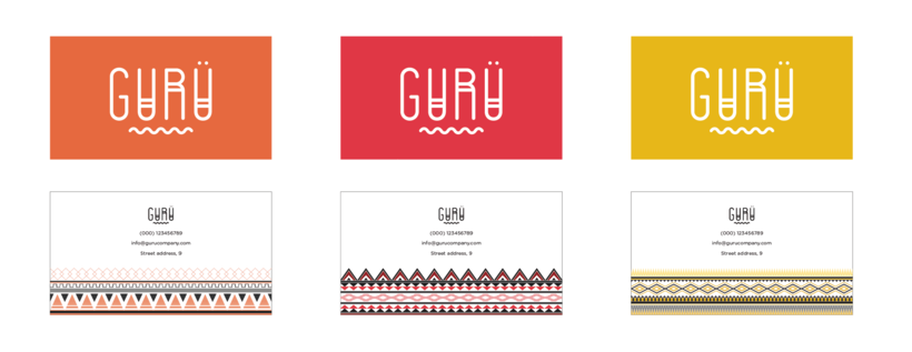 Creación de marca: cafetería GURÜ 9