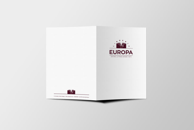 Diseño imagen corporativa Librería Europa  4