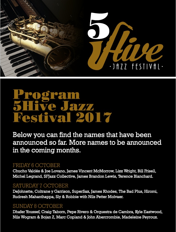 Festival de Jazz (Proyecto del curso Tipografía corporativa) 1