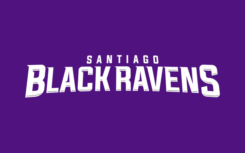 Santiago Black Ravens Rebrand & Promo 5