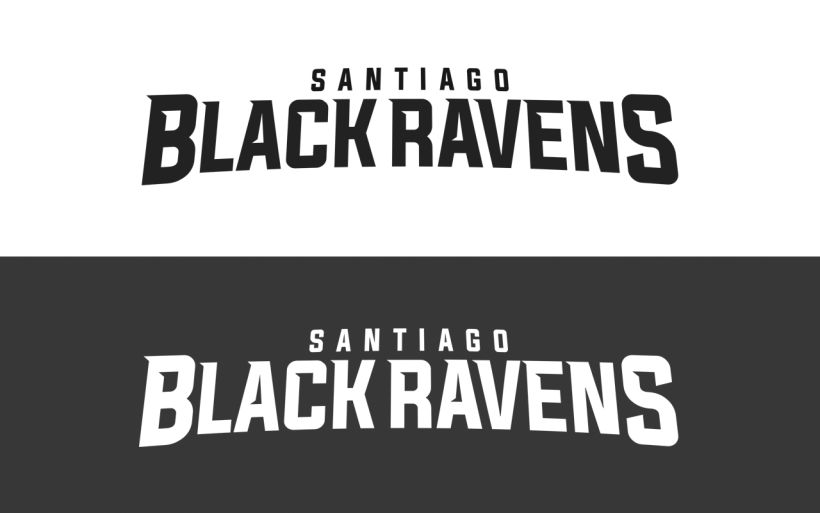 Santiago Black Ravens Rebrand & Promo 6