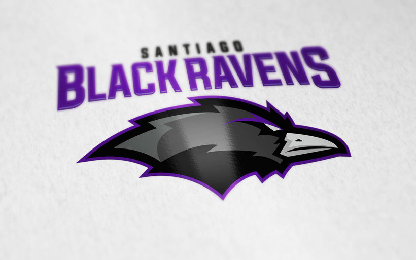Santiago Black Ravens Rebrand & Promo 7
