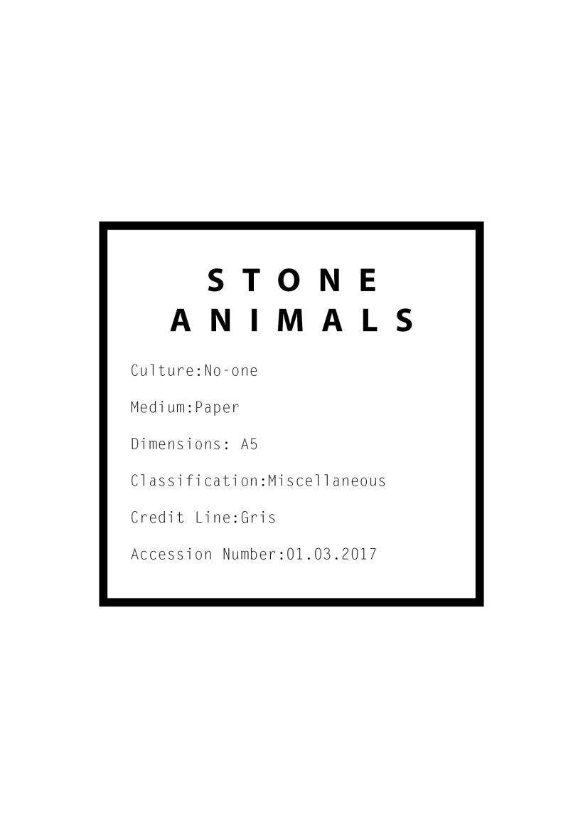 Stone animals 0