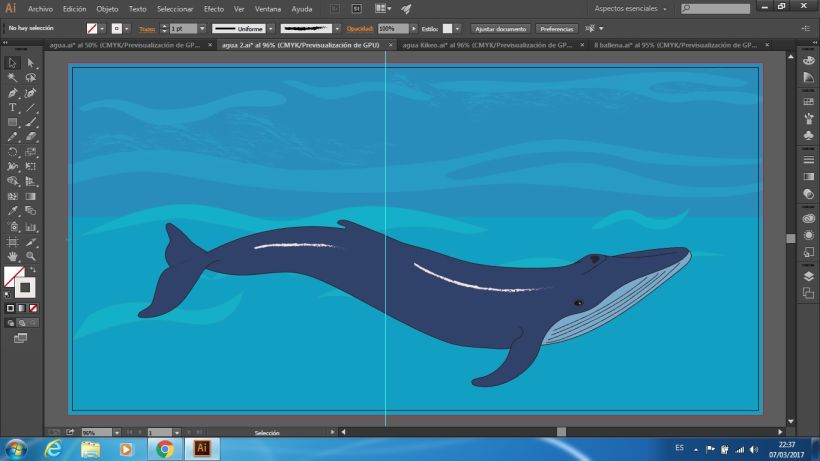 Dibujar agua con Illustrator CS6 1