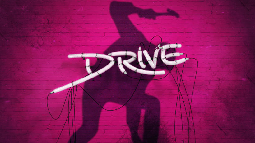 Drive - Letrero de neon  2