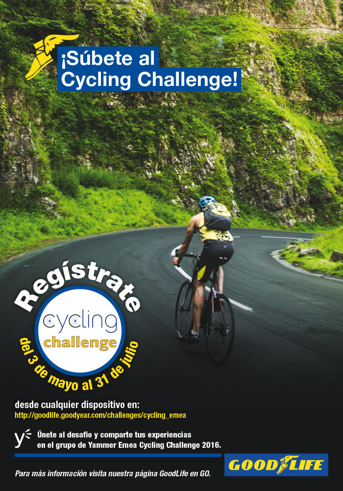 Poster Cycling challenge 0