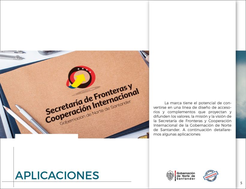 Manual de Identidad Visual Corporativa (Secretaría de Fronteras y Cooperación Internacional) 4