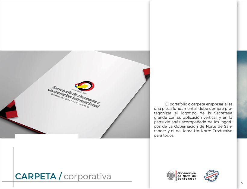 Manual de Identidad Visual Corporativa (Secretaría de Fronteras y Cooperación Internacional) 8