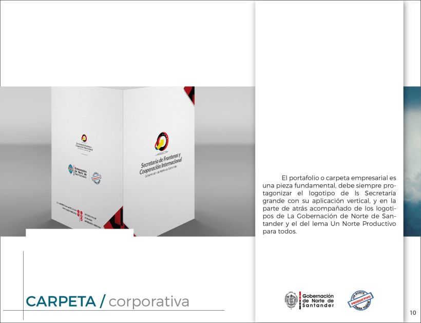 Manual de Identidad Visual Corporativa (Secretaría de Fronteras y Cooperación Internacional) 9
