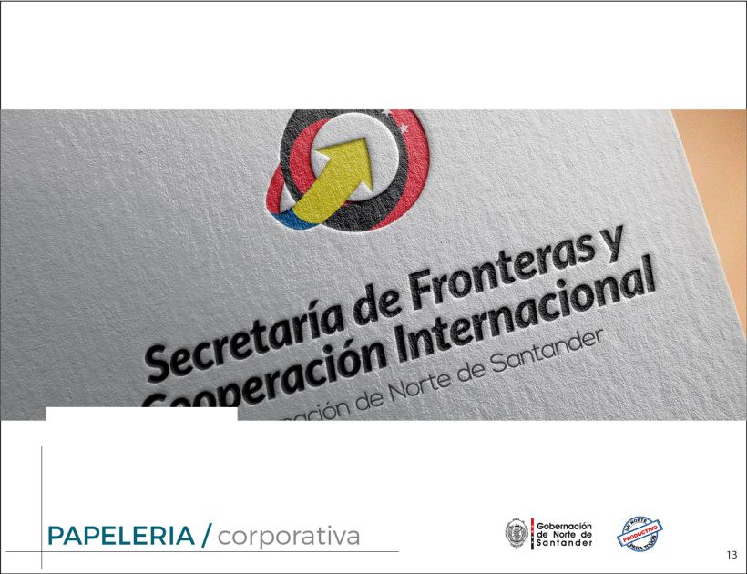 Manual de Identidad Visual Corporativa (Secretaría de Fronteras y Cooperación Internacional) 12