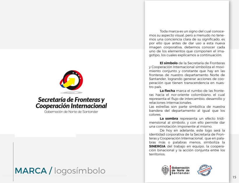 Manual de Identidad Visual Corporativa (Secretaría de Fronteras y Cooperación Internacional) 3