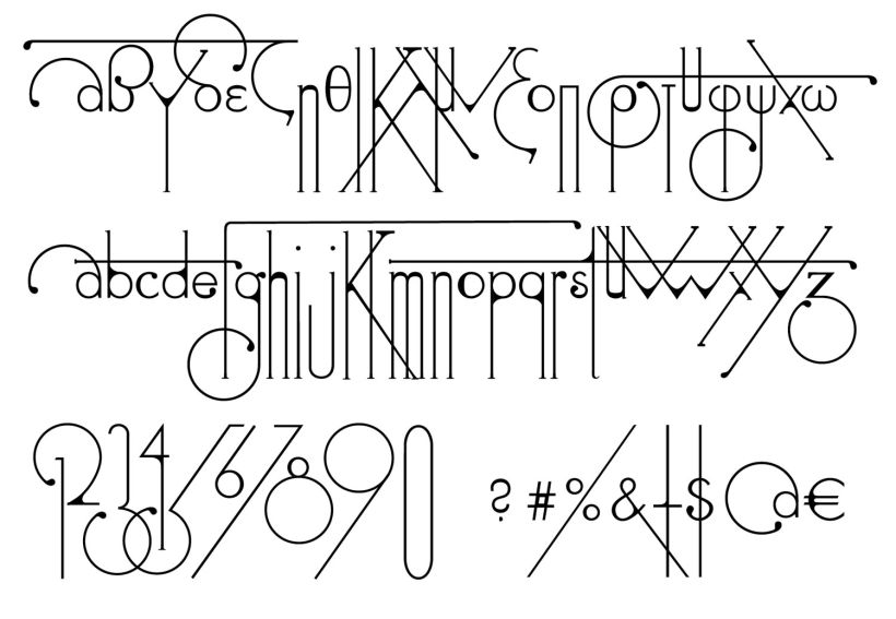Futuracha, una tipografía que cambia mientras escribes 1