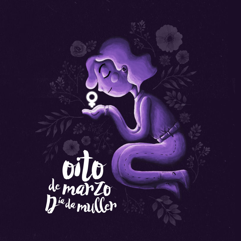 #oitodemarzo - Ilustración para el día de la mujer 1