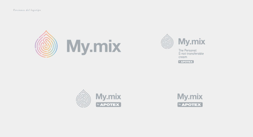 Branding and packaging - "My mix" cosmetic line. 1