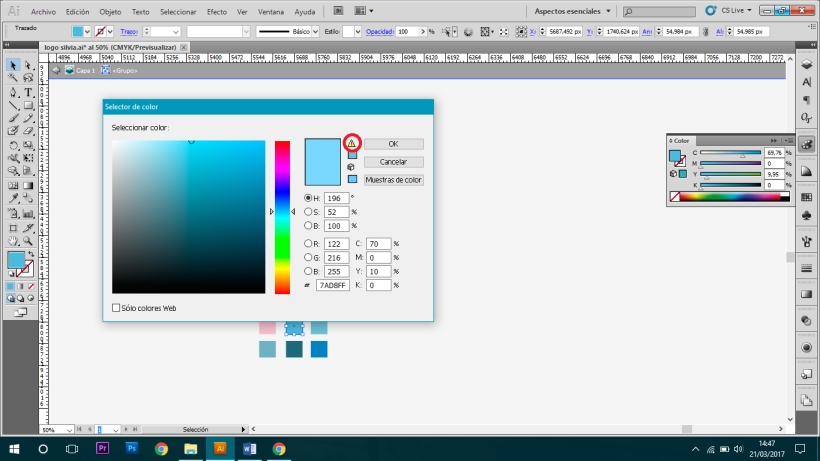 ¿Porque illustrator me pone los colores en "escala de grises"? 0