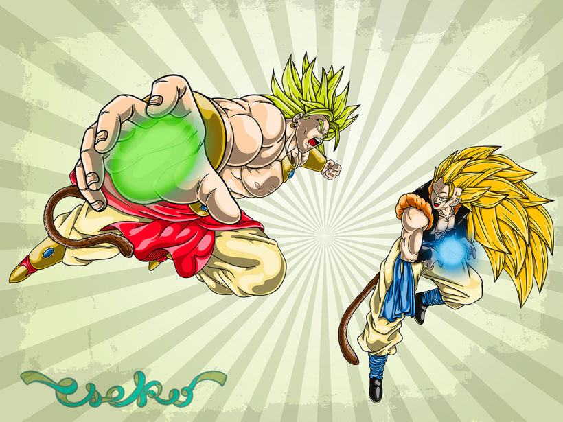 Goku VS Brolly 4