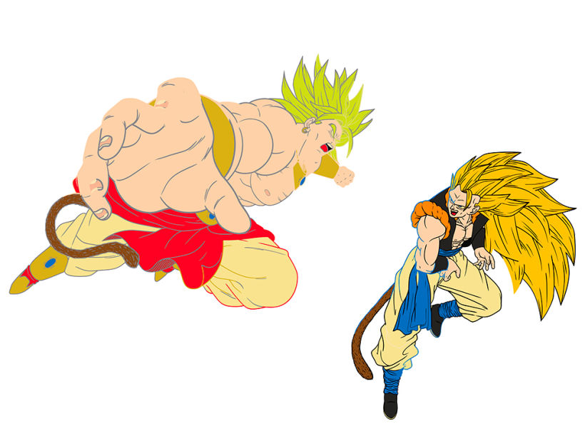 Goku VS Brolly 2