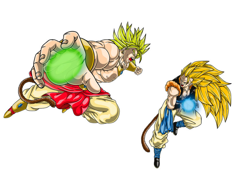 Goku VS Brolly 3