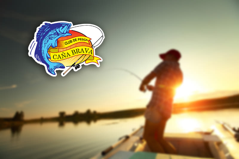Diseño del Logo para el Club de Pesca "Caña Brava" 0