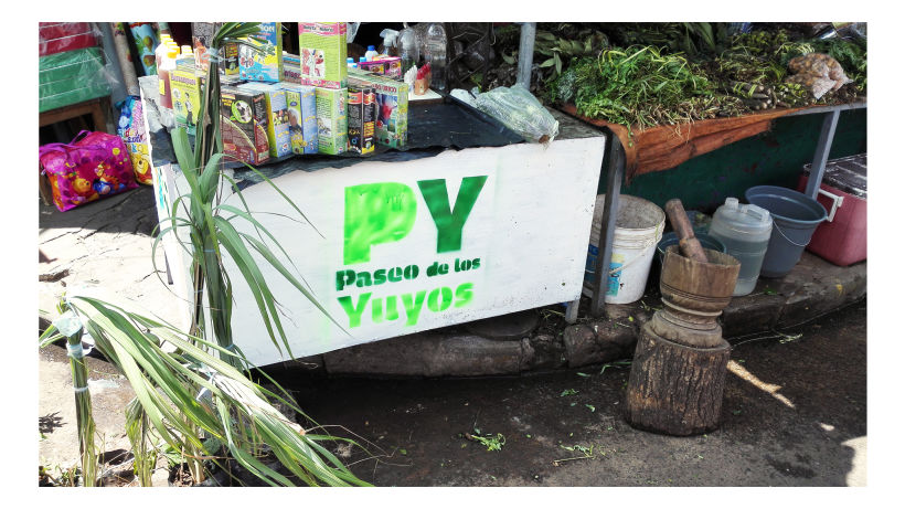 Identidad Paseo de los Yuyos - Mercado Nº 4  de Asunción. 1
