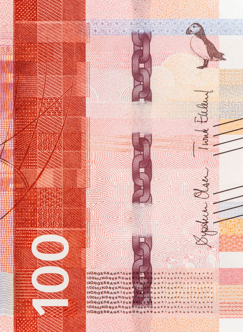 Noruega estrena nuevos billetes con diseño "pixelado"  8