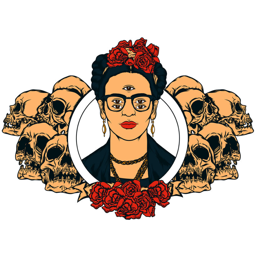 Frida kahlo Psychedelic 1