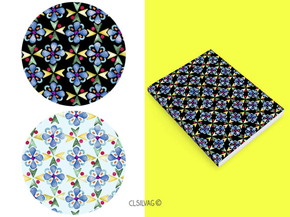 Mi Proyecto del curso: Diseño de estampados textiles - SELLOS 10