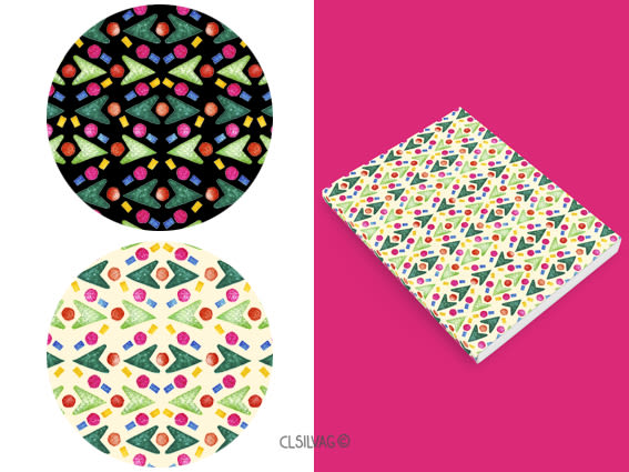 Mi Proyecto del curso: Diseño de estampados textiles - SELLOS 16