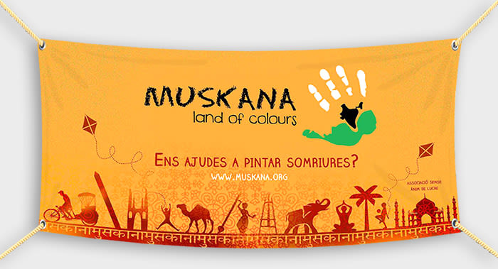 Disseny - ONG Muskana, land of colours 2