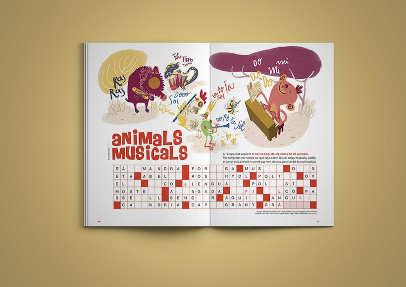 Animals musicals | Magazine illustration 0