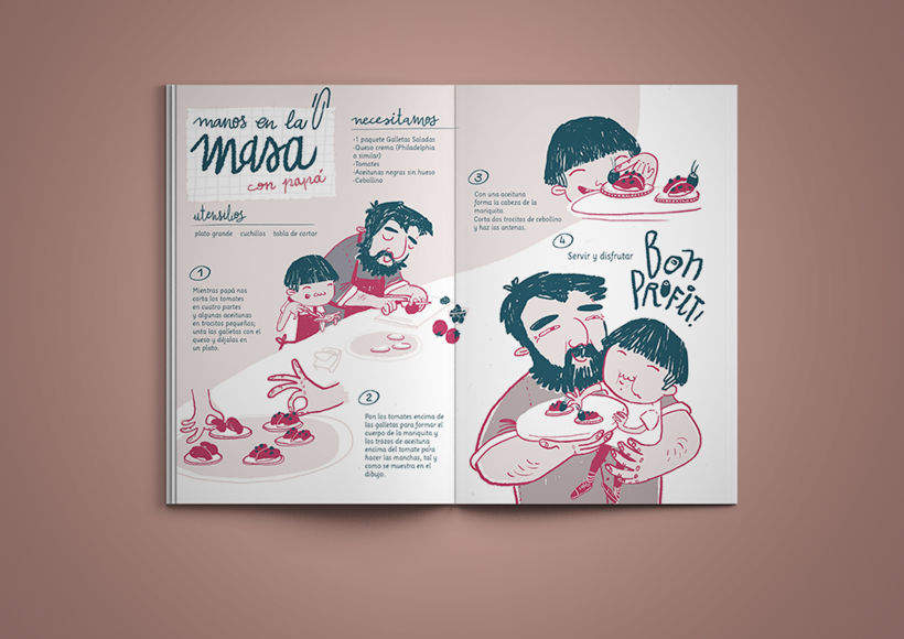 Manos en la masa | Recipe magazine illustration -1
