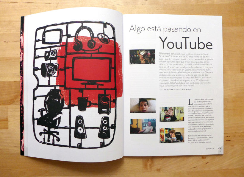 Youtubers | Magazine illustration -1