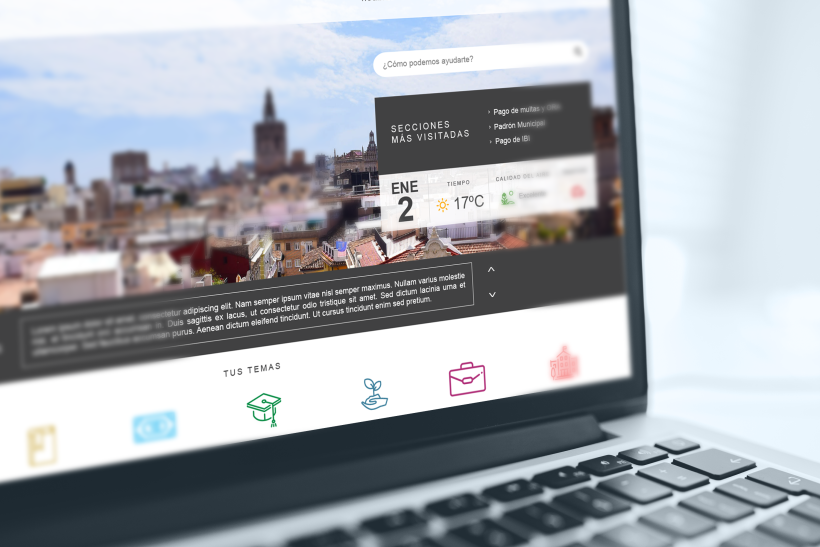 Ayuntamiento de Valencia - Propuesta nueva web (UI Design) 0