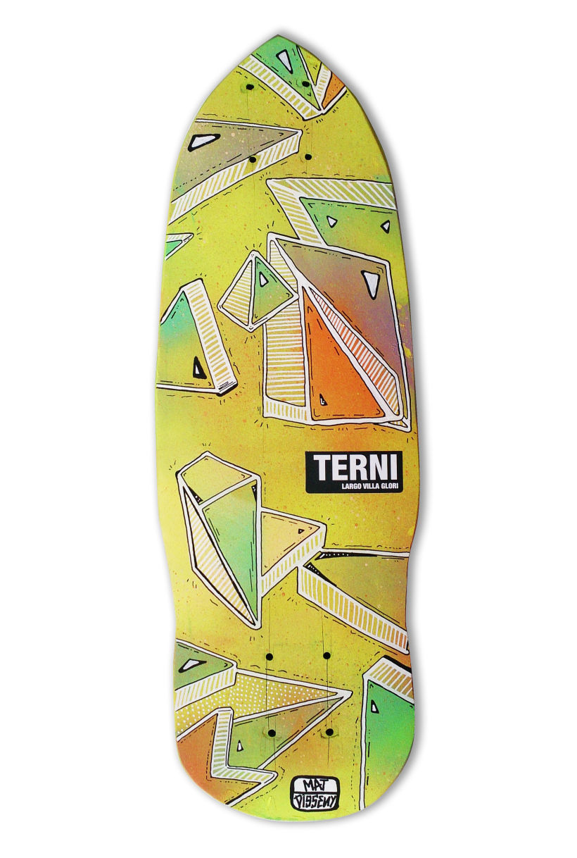 Skateboard • Terni Tribute (caos museum) #SkateArt -1