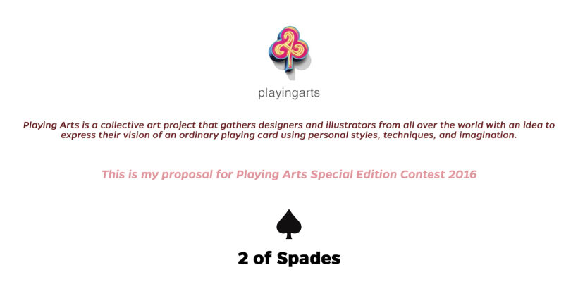 2 of Spades - Playing Arts 1