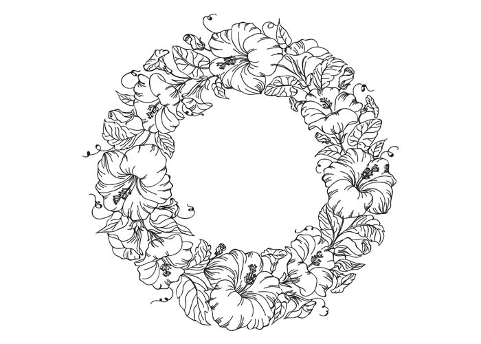 Floral circle 0