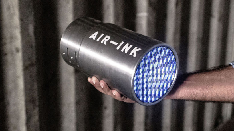Air-ink: una tinta hecha con aire contaminado 7