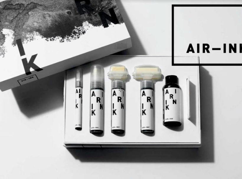 Air-ink: una tinta hecha con aire contaminado 12