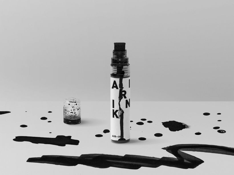 Air-ink: una tinta hecha con aire contaminado 16