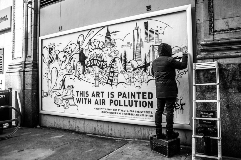 Air-ink: una tinta hecha con aire contaminado 9