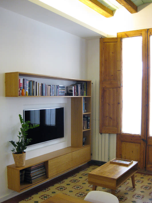 Rehabilitación de vivienda y diseño de mobiliario en Sants (2012) 2
