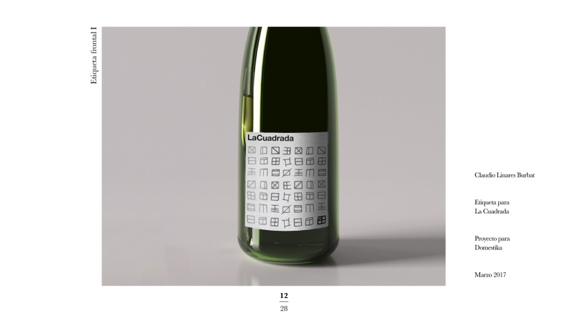Diseño de una etiqueta de vino: La Cuadrada. 10