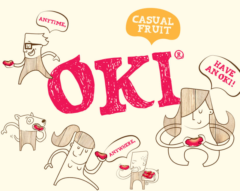 OKI. Brand, advertising, packaging and website for fruit brand 0