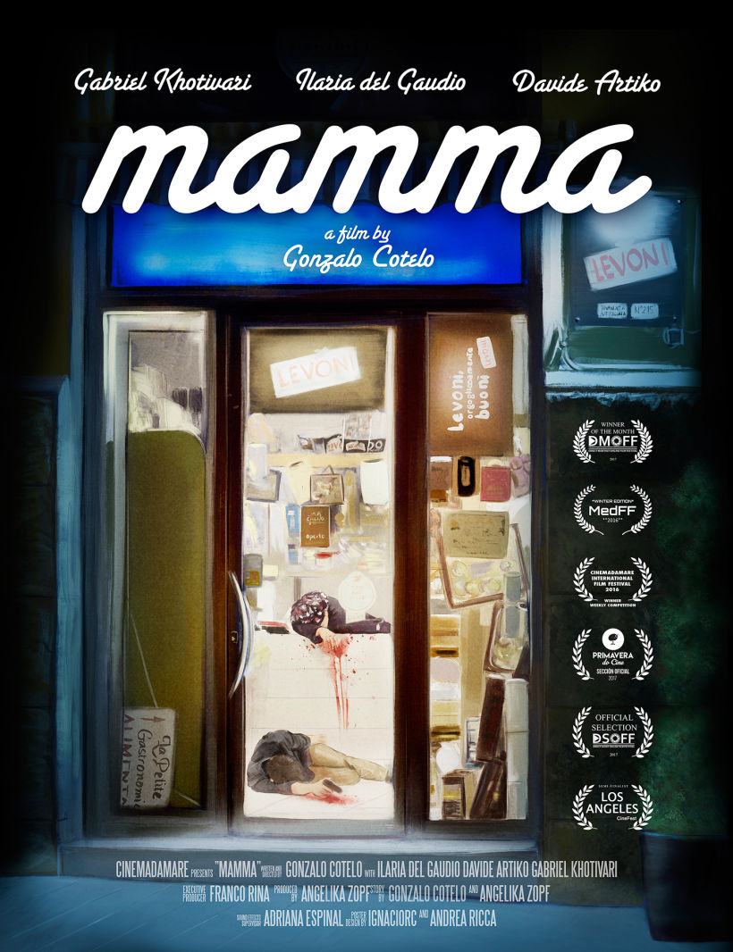 Póster cortometraje "Mamma" 1