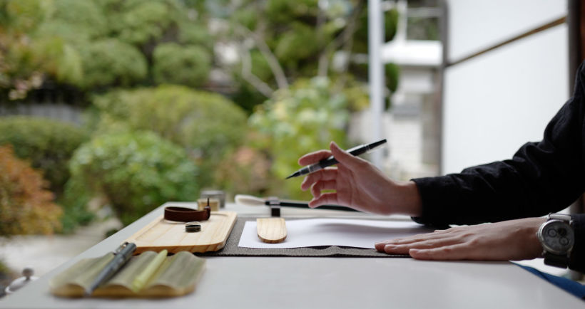 Un kit de caligrafía inspirado en los jardines coreanos 1