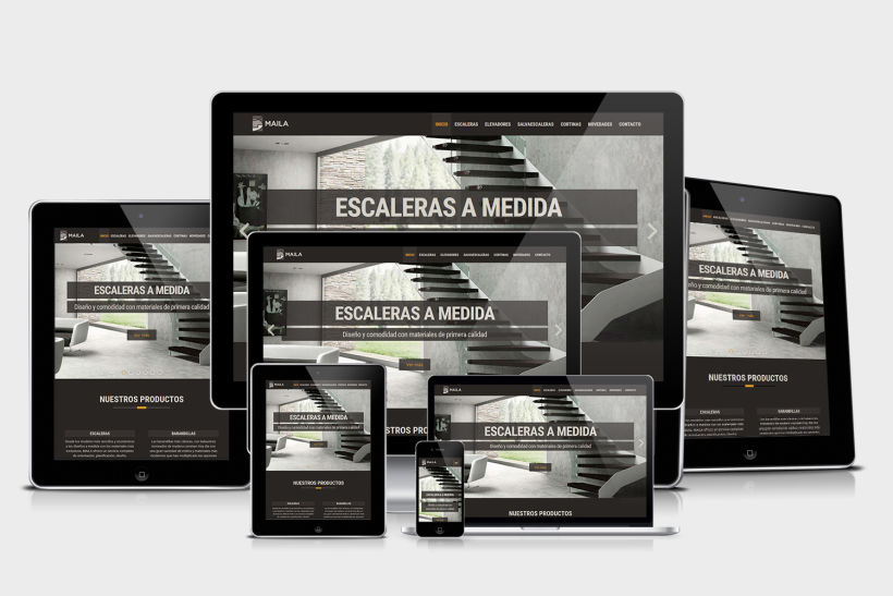BRANDING, PUBLICIDAD y WEB - MAILA Escaleras y Elevadores 4