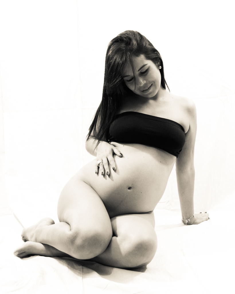 Fotografía en Estudio en casa: Embarazo 8