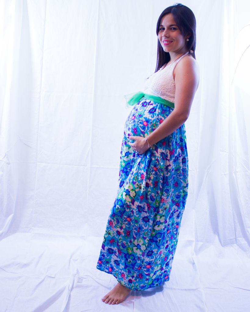 Fotografía en Estudio en casa: Embarazo 12