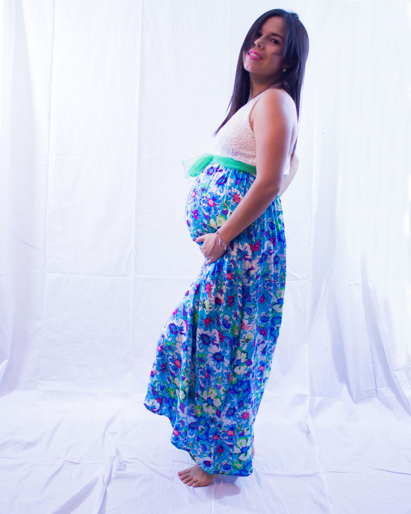 Fotografía en Estudio en casa: Embarazo 13